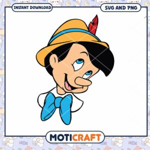 Pinocchio SVG Cut File Instant Download