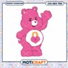 Pink Bear Character Design, available as SVG and PNG download