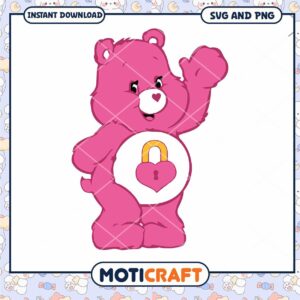 Pink Bear Character Design