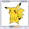 Pikachu SVG and PNG file for instant download, perfect for crafts