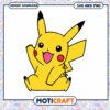 Pikachu Cartoon SVG File for Instant Download, Cute Design PNG