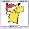Pikachu Christmas SVG PNG