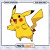 Pikachu cartoon character download, available in SVG and PNG formats
