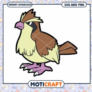 Pidgeotto SVG PNG Instant Download