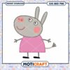 Peppa Pig Sister SVG Cut File