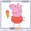 Peppa Pig Ice Cream Clipart Download, Cute SVG and PNG Files