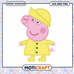Peppa Pig in Raincoat