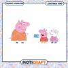 Peppa Pig Family Fun Instant Download SVG and PNG Files