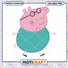 Peppa Pig Dad SVG PNG Instant Download