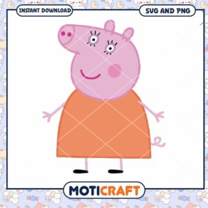 Peppa Pig cute character illustration