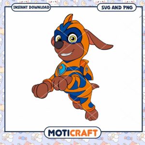 Paw Patrol Zuma Superhero SVG PNG