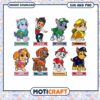 Paw Patrol SVG PNG Bundle Instant Download