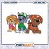 Paw Patrol SVG Bundle Skye, Everest, Rubble