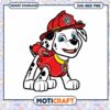Paw Patrol Marshalls Firefighter Character PNG Download, Fun for Kids