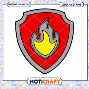 Paw Patrol Fire Pup SVG Cut File