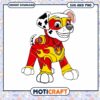 Paw Patrol Fire Marshall Dog SVG and PNG Download, Instant Art File