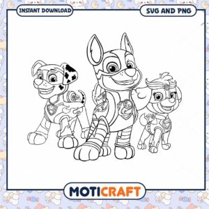 Paw Patrol Coloring Page Download