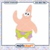 Patrick Star Cartoon Character Download, Fun SVG and PNG Files