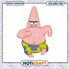 Patrick Star SVG and PNG, fun design for crafts and projects