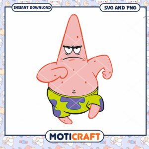 Patrick Star SVG and PNG