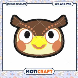 Owl Face SVG PNG Instant Download