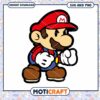 Paper Mario SVG PNG Instant Download