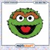 Oscar the Grouch PNG design for crafts, instant download available