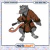 Ninja Rat Character SVG and PNG Downloadable Art, Ideal for Crafts