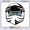 Ninja Mask SVG File for Instant Download and Creative Projects