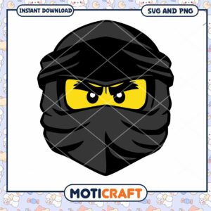 Ninja Face SVG PNG Instant Download