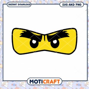 Ninja Eyes SVG Mask - Instant Download
