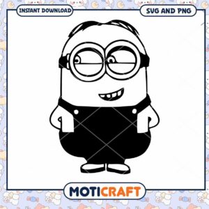 Minion SVG Cut File Instant Download