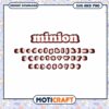 Minion Retro Alphabet SVG PNG Font