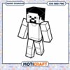 Minecraft Steve SVG Cut File