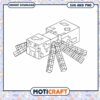Minecraft Spider SVG Coloring Page