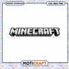Minecraft logo design for download, perfect for digital projects