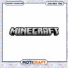Minecraft logo design for creative projects, instant download SVG PNG