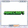Minecraft logo design available for download, perfect for gamers