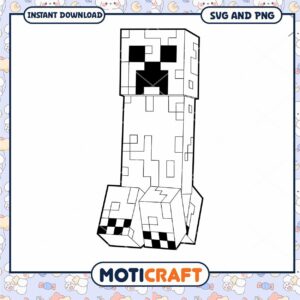 Minecraft Creeper SVG Printable