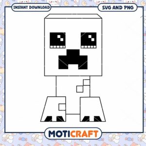 Minecraft Creeper SVG, PNG Instant Download