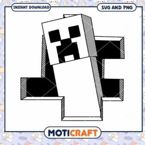 Minecraft Creeper SVG PNG Cut File