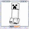 Minecraft Creeper SVG and PNG Download, Instant Art for Fans 1 Minecraft Creeper SVG and PNG Download, Instant Art for Fans