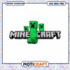 Minecraft Creeper SVG and PNG Bundle, perfect for crafting projects