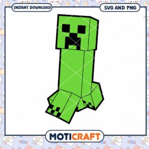 Minecraft Creeper PNG Download, great for crafting projects