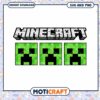 Minecraft Creeper Art Bundle, perfect for gaming enthusiasts and crafters