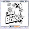Minecraft Creeper Art Design Instant Download, fun SVG and PNG file