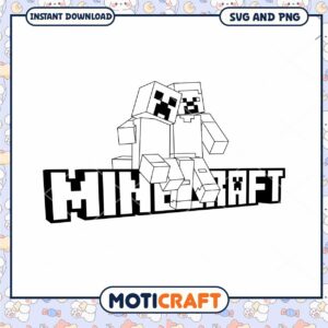 Minecraft characters in playful design, perfect for crafting fun