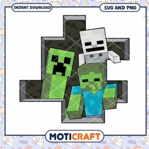 Minecraft Characters Clipart Download for Crafts