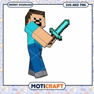 Minecraft Character with Sword