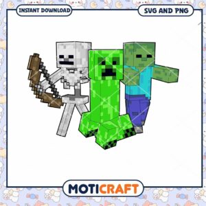 Minecraft character SVGs and PNGs